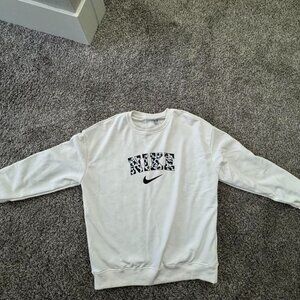 Nike Women's White Sweatshirt